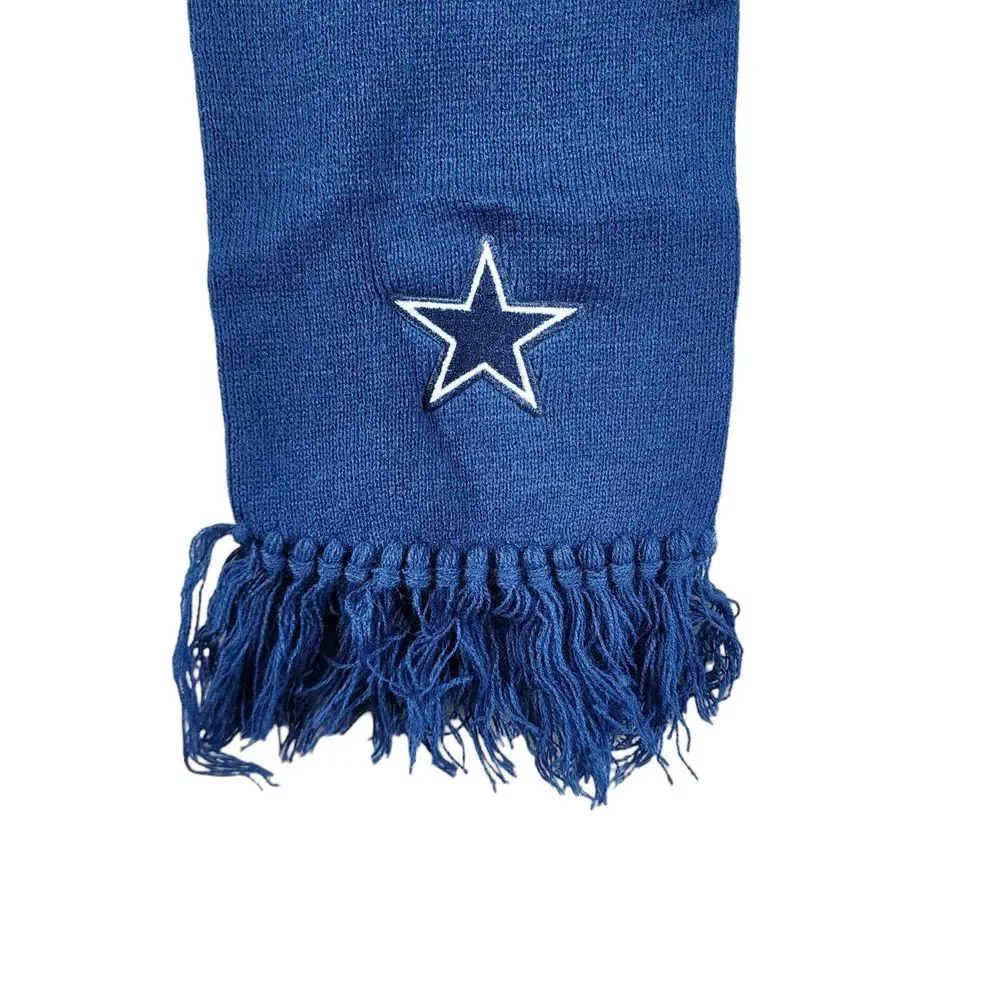 NWT Vintage Dallas Cowboys NFL Play Football Licensed Winter Scarf Star Emblem